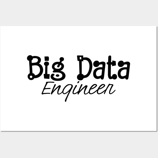 Big Data Engineer Wall Art by guicsilva@gmail.com